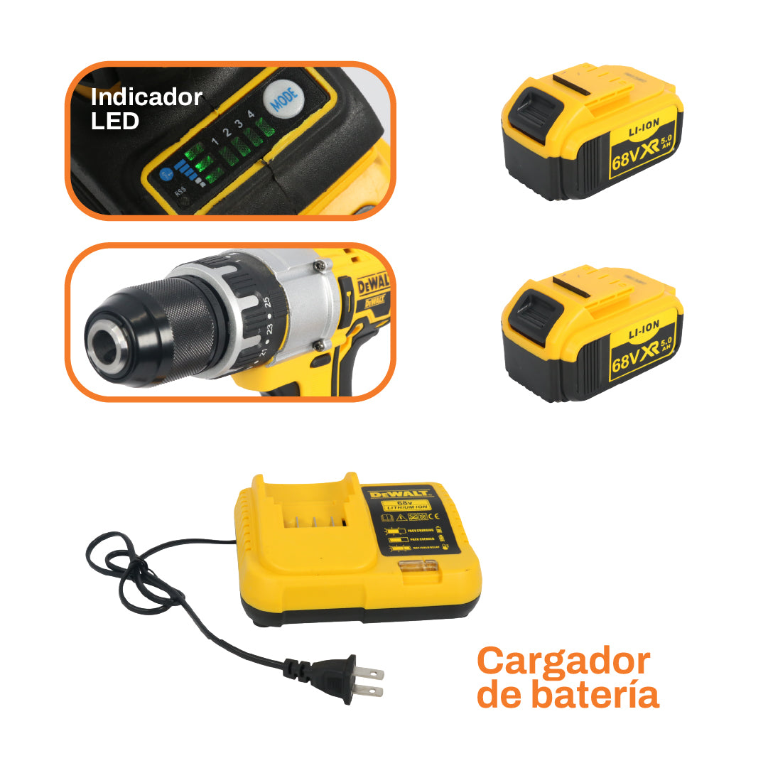 Combo DEWALT Taladro y Pulidora